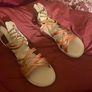Girls sandals size 2 brand new “never wore “